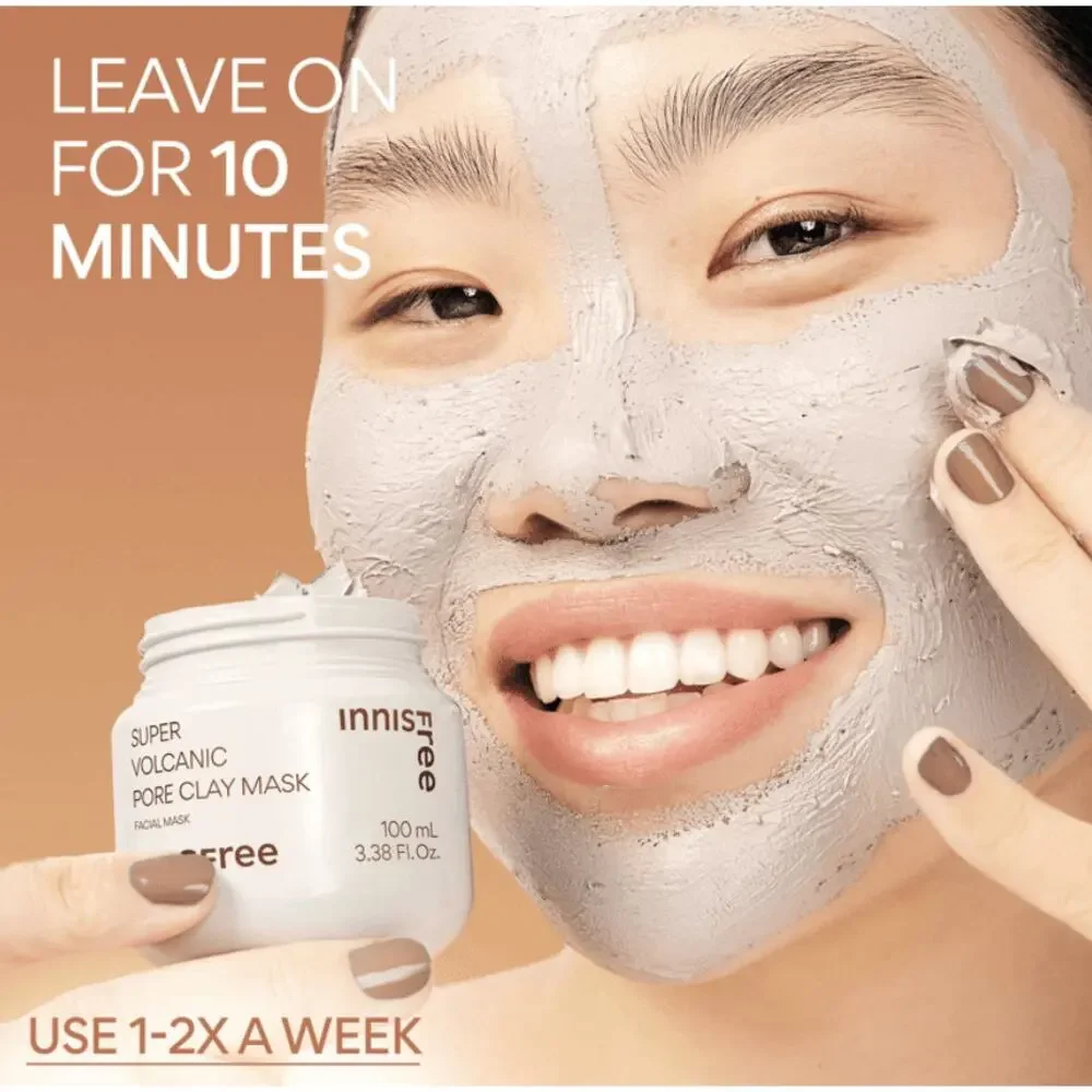 NIB innisfree Super Volcanic AHA Pore Clearing Clay Mask 3.38 oz / 100 mL